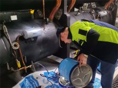 永安昌盛針對商場客戶中央空調維保末端系統保養清洗  　　?